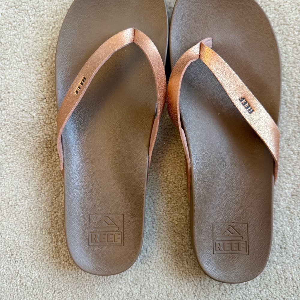 Reef Copper and Brown Flip Flops